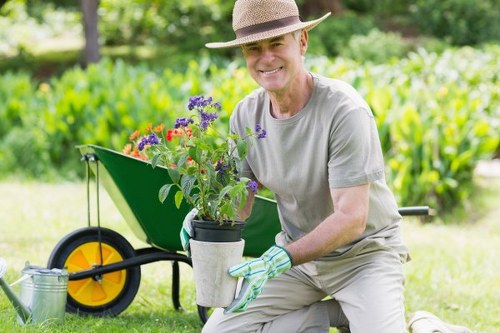 Lush green lawn in Sidcup with professional care